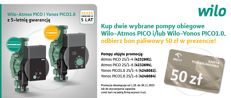 Promocja giełda 2025 WILO